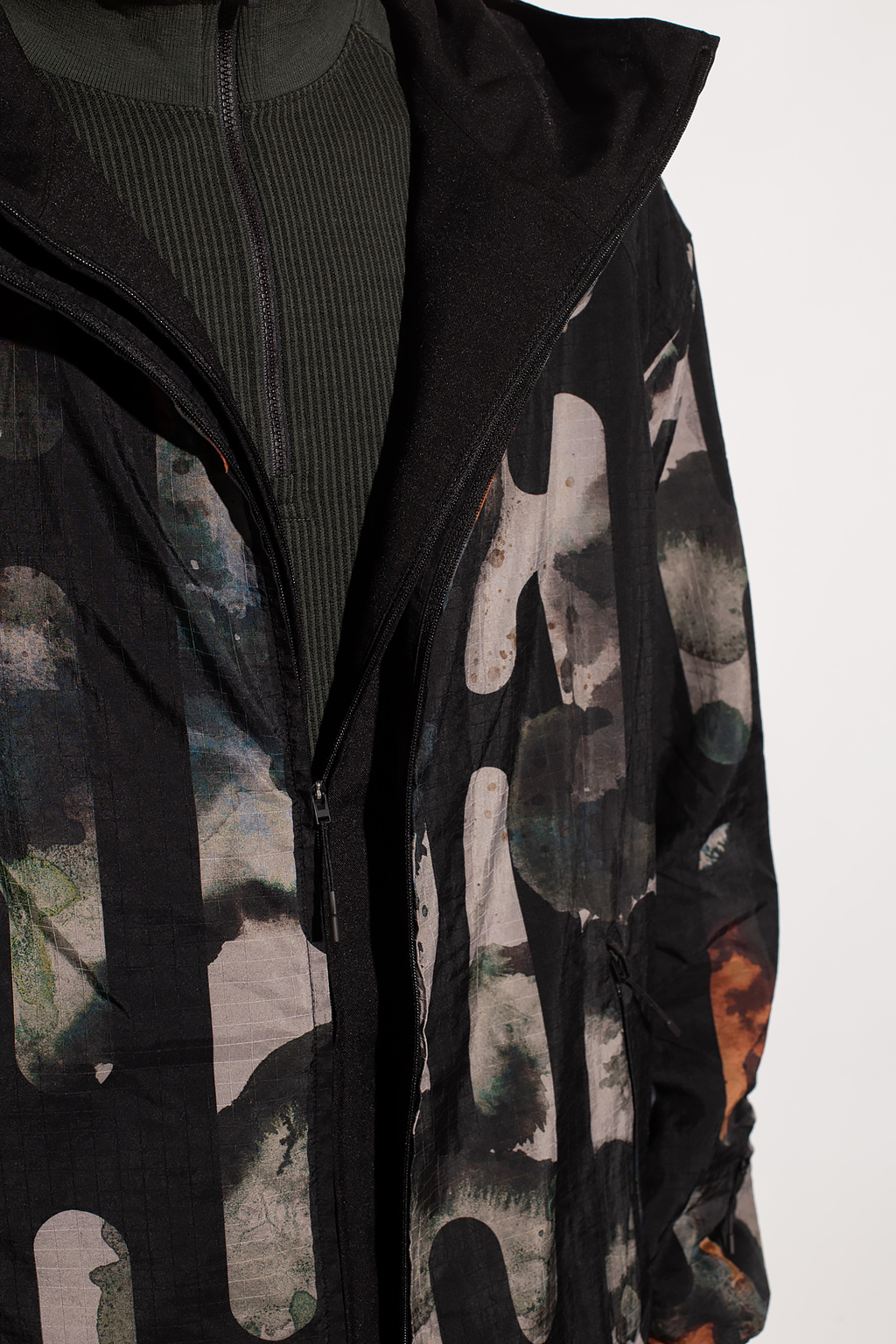 Double - layered coat Y - 3 Yohji Yamamoto - Nike Print